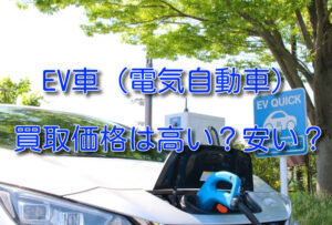 EV車の買取価格を調査！電気自動車の査定額は高い・安い！？